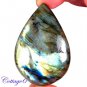 Certfied 133.85Cts. NATURAL GOLDEN FLASH LABRADORITE CABOCHON GEMSTONE C6-2585