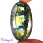 Certified 133.45Cts. NATURAL GOLDEN FLASH LABRADORITE CABOCHON GEMSTONE C6-2593