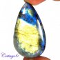 Certfied 134.05Cts. NATURAL GOLDEN FLASH LABRADORITE CABOCHON GEMSTONE C6-2600