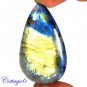 Certfied 134.05Cts. NATURAL GOLDEN FLASH LABRADORITE CABOCHON GEMSTONE C6-2600