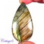 Certfied 102.60Cts. NATURAL GOLDEN FLASH LABRADORITE CABOCHON GEMSTONE C6-2592