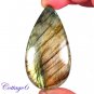 Certfied 102.60Cts. NATURAL GOLDEN FLASH LABRADORITE CABOCHON GEMSTONE C6-2592