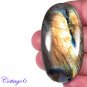 Certfied 100.65Cts. NATURAL GOLDEN FLASH LABRADORITE CABOCHON GEMSTONE C6-2569