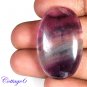 Certified 49.97Cts. NATURAL  FLUORITE OVAL SHAPE CABOCHON GEMSTONE C6-953