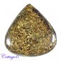 Certfied  56.66Cts. NATURAL BRONZITE PEAR SHAPE CABOCHON GEMSTONE C6-908