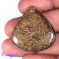 Certfied  56.66Cts. NATURAL BRONZITE PEAR SHAPE CABOCHON GEMSTONE C6-908