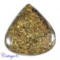 Certfied  56.66Cts. NATURAL BRONZITE PEAR SHAPE CABOCHON GEMSTONE C6-908