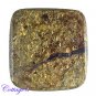 Certfied 43.65Cts. NATURAL BRONZITE CUSHION SHAPE CABOCHON GEMSTONE C6-909