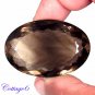 Certified 175.26Cts. NATURAL BROWN SMOKY QUARTZ OVAL SHAPE CUT GEMSTONE C6-2307