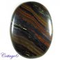 Certified 115.33Cts. NATURAL IRON TIGER CABOCHON GEMSTONE C6-924