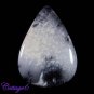 Certified 93.77Cts. NATURAL DENDRITE OPAL MERLINITE PEAR SHAPE CABOCHON GEMSTONE C6-2132