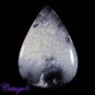 Certified 93.77Cts. NATURAL DENDRITE OPAL MERLINITE PEAR SHAPE CABOCHON GEMSTONE C6-2132