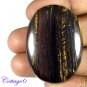 Certified 96.33Cts. NATURAL IRON TIGER CABOCHON GEMSTONE C6-925