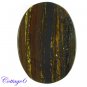 Certified 96.33Cts. NATURAL IRON TIGER CABOCHON GEMSTONE C6-925