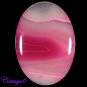 Certified 24.95Cts. NATURAL MULTI ONYX AGATE CABOCHON GEMSTONE AFRICA C6-975
