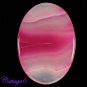 Certified 24.95Cts. NATURAL MULTI ONYX AGATE CABOCHON GEMSTONE AFRICA C6-975