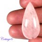 Certified 36.11Cts. NATURAL BABY PINK ROSE QUARTZ CABOCHON GEMSTONE C6-884