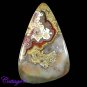 Certified 59.38Cts. NATURAL CRAZY LACE AGATE FANCY SHAPE CABOCHON GEMSTONE C6-2136