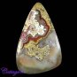 Certified 59.38Cts. NATURAL CRAZY LACE AGATE FANCY SHAPE CABOCHON GEMSTONE C6-2136
