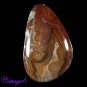 Certified 67.14Cts. NATURAL CRAZY LACE AGATE FANCY SHAPE CABOCHON GEMSTONE C6-2140