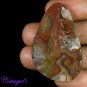 Certified 67.14Cts. NATURAL CRAZY LACE AGATE FANCY SHAPE CABOCHON GEMSTONE C6-2140
