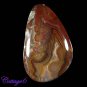 Certified 67.14Cts. NATURAL CRAZY LACE AGATE FANCY SHAPE CABOCHON GEMSTONE C6-2140