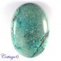 cERTIFIED AA!! 80.08Cts. NATURAL GREEN TIBET TURQUOISE OVAL CABOCHON GEMSTONE C6-2122
