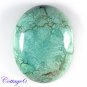 cERTIFIED 55.30Cts.100% NATURAL GREEN TIBET TURQUOISE OVAL SHAPE CABOCHON GEMSTONE C6-2103