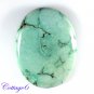 cERTIFIED 55.14Cts.100% NATURAL GREEN TIBET TURQUOISE OVAL SHAPE CABOCHON GEMSTONE C6-2115