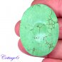cERTIFIED 55.14Cts.100% NATURAL GREEN TIBET TURQUOISE OVAL SHAPE CABOCHON GEMSTONE C6-2115