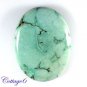 cERTIFIED 55.14Cts.100% NATURAL GREEN TIBET TURQUOISE OVAL SHAPE CABOCHON GEMSTONE C6-2115