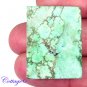 Certified 39.53Cts. NATURAL GREEN TIBET TURQUOISE OCTAGON CABOCHON GEMSTONE C6-2114