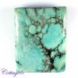 Certified 39.53Cts. NATURAL GREEN TIBET TURQUOISE OCTAGON CABOCHON GEMSTONE C6-2114