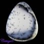 Certified 74.91Cts. NATURAL DENDRITE OPAL MERLINITE PEAR SHAPE CABOCHON GEMSTONE C6-2124