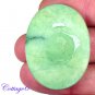 Certified 55.46Cts.100% NATURAL GREEN TIBET TURQUOISE OVAL CABOCHON ROYAL GEMSTONE C6-2100