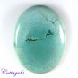 Certified 55.46Cts.100% NATURAL GREEN TIBET TURQUOISE OVAL CABOCHON ROYAL GEMSTONE C6-2100