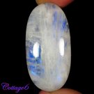 Certified 66.55Cts. NATURAL RAINBOW MOONSTONE OVAL CABOCHON GEMSTONE C6-2300 Certified 66.55Cts. NATURAL RAINBOW MOONSTONE OVAL CABOCHON GEMSTONE C6-2300