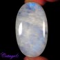 Certified  119.50Cts. NATURAL RAINBOW MOONSTONE OVAL CABOCHON GEMSTONE C6-2292