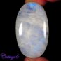 Certified  119.50Cts. NATURAL RAINBOW MOONSTONE OVAL CABOCHON GEMSTONE C6-2292