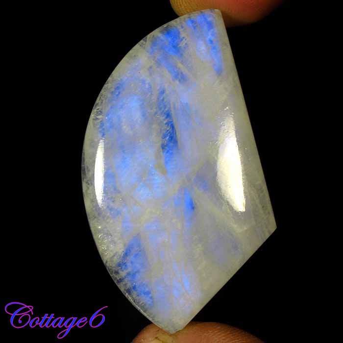 Certified AA +++ 100.40Cts. NATURAL RAINBOW MOONSTONE FANCY CABOCHON GEMSTONE C6-2294