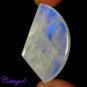 Certified AA +++ 100.40Cts. NATURAL RAINBOW MOONSTONE FANCY CABOCHON GEMSTONE C6-2294