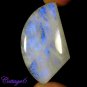 Certified AA +++ 100.40Cts. NATURAL RAINBOW MOONSTONE FANCY CABOCHON GEMSTONE C6-2294