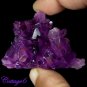 Certified 150.70Cts. MASSIVE !! NATURAL PURPLE SUNSHINE DRUZY CABOCHON GEMSTONE C6-52