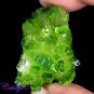 Certified 140.40Cts. NATURAL GREEN SUNSHINE DRUZY FANCY CABOCHON GEMSTONE C6-79