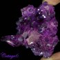 Certified 172.25Cts. HUGE !! NATURAL PURPLE SUNSHINE DRUZY CABOCHON GEMSTONE C6-69