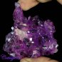 Certified 172.25Cts. HUGE !! NATURAL PURPLE SUNSHINE DRUZY CABOCHON GEMSTONE C6-69