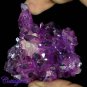 Certified 172.25Cts. HUGE !! NATURAL PURPLE SUNSHINE DRUZY CABOCHON GEMSTONE C6-69