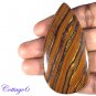 Certified 140.47Cts. NATURAL IRON TIGER CABOCHON GEMSTONE C6-2227