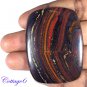 Certified 153.56Cts. NATURAL IRON TIGER CABOCHON GEMSTONE C6-2217