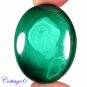 Certified  105.05Cts. NATURAL GREEN MALACHITE OVAL CABOCHON GEMSTONE C6-2284